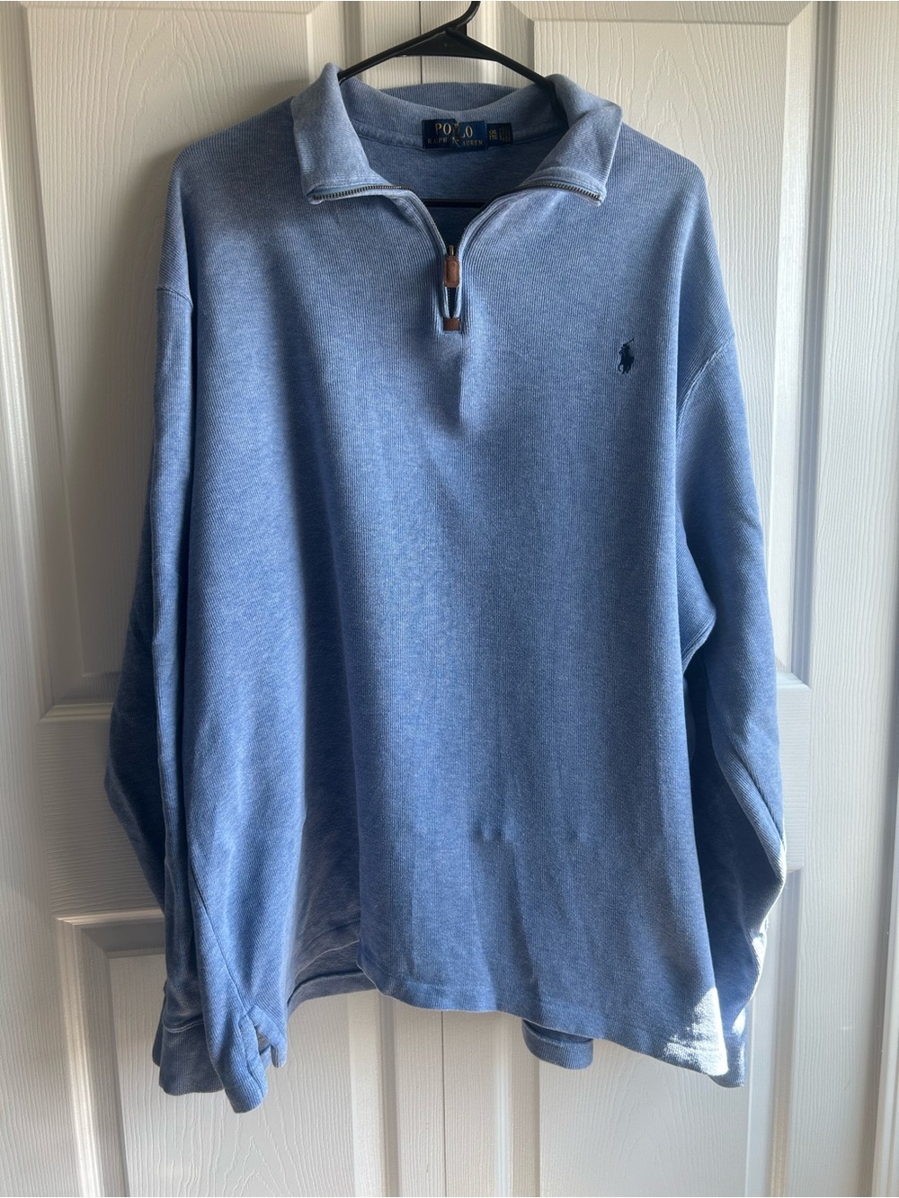 Polo by Ralph Lauren Dusty Blue Half-Zip Sweatshirt
